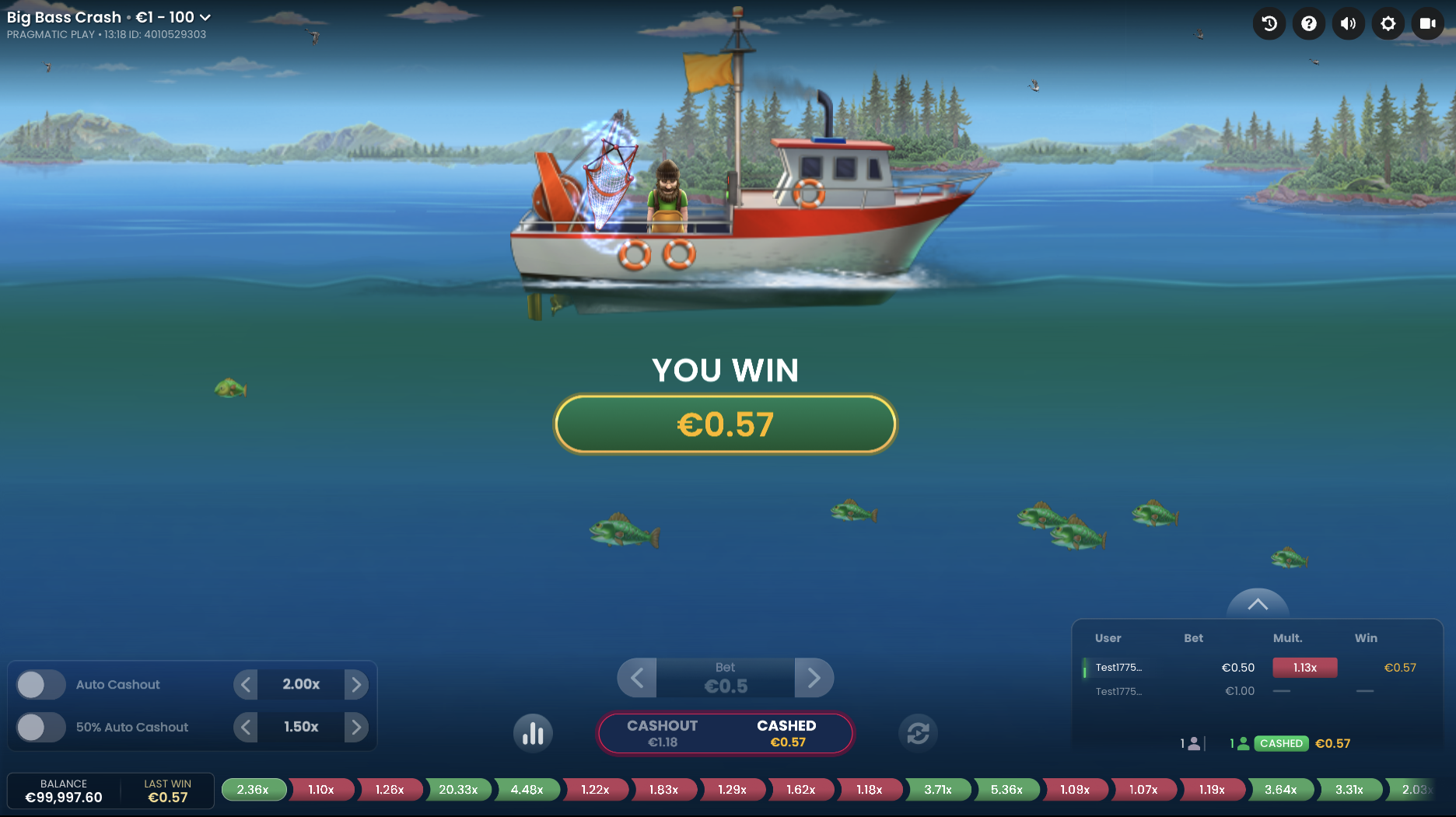 Big Bass Crash (Pragmatic Play) Image 2